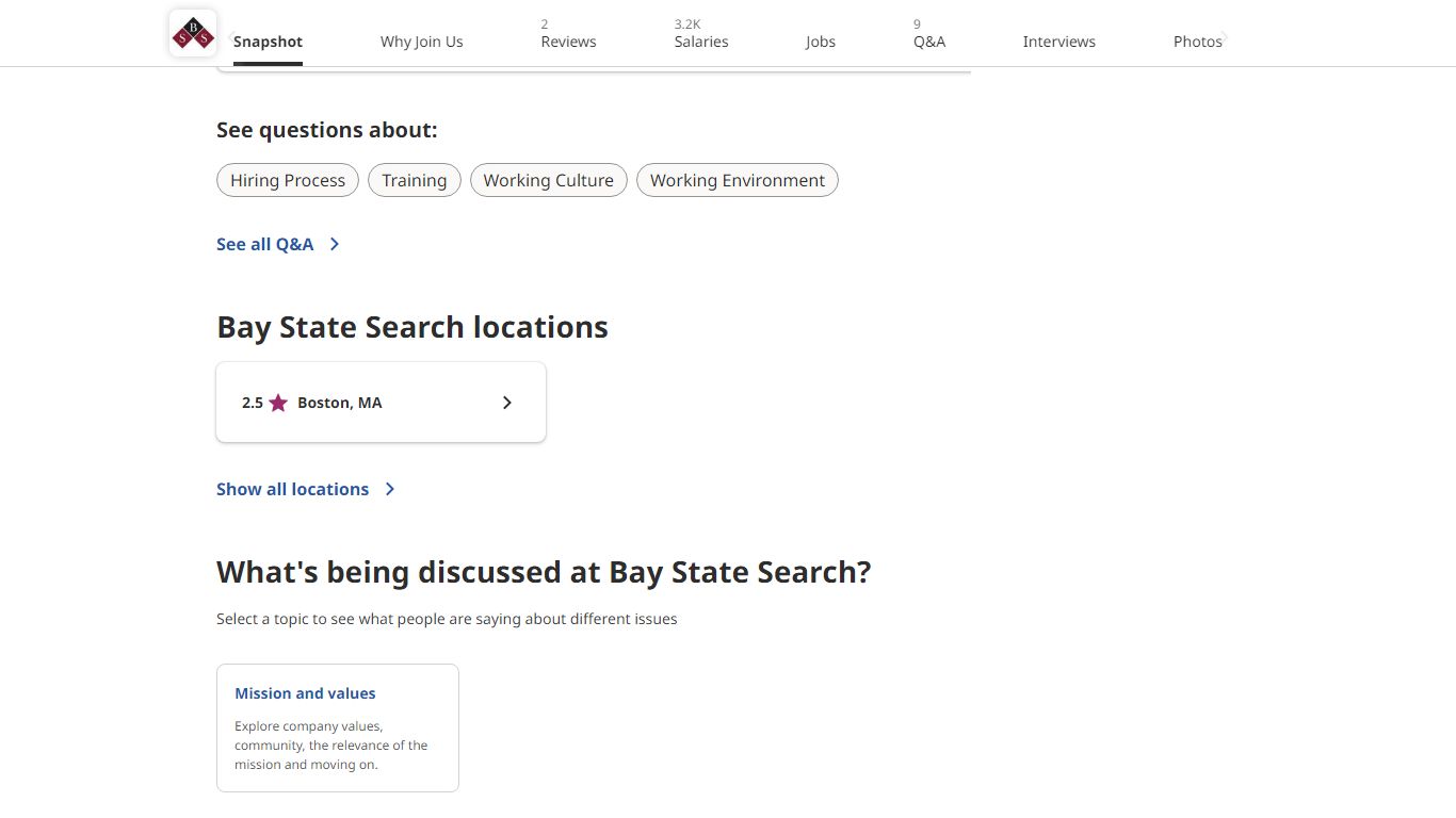 Bay State Search Careers and Employment | Indeed.com